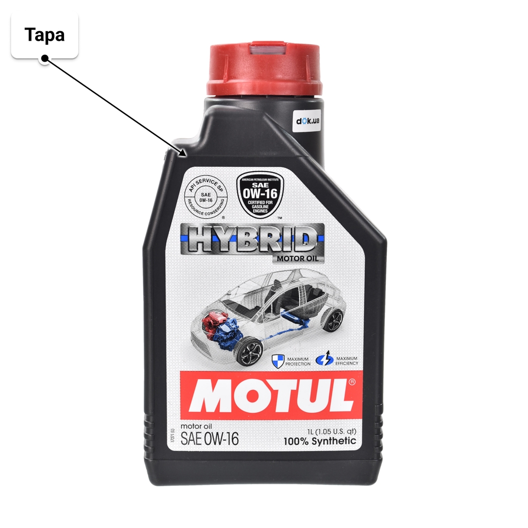Масло Motul Hybrid 0W-16 1 л