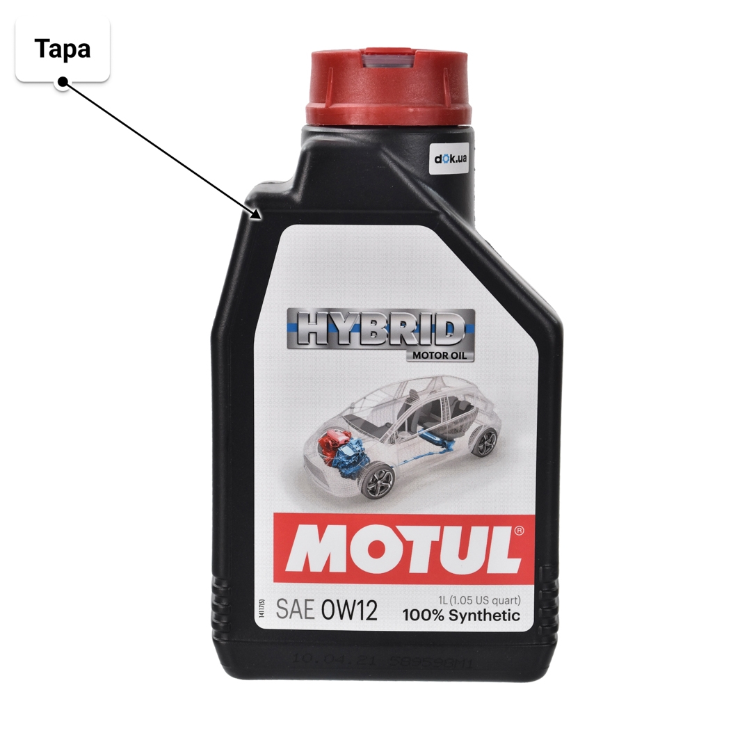 Масло Motul Hybrid 0W-12 1 л