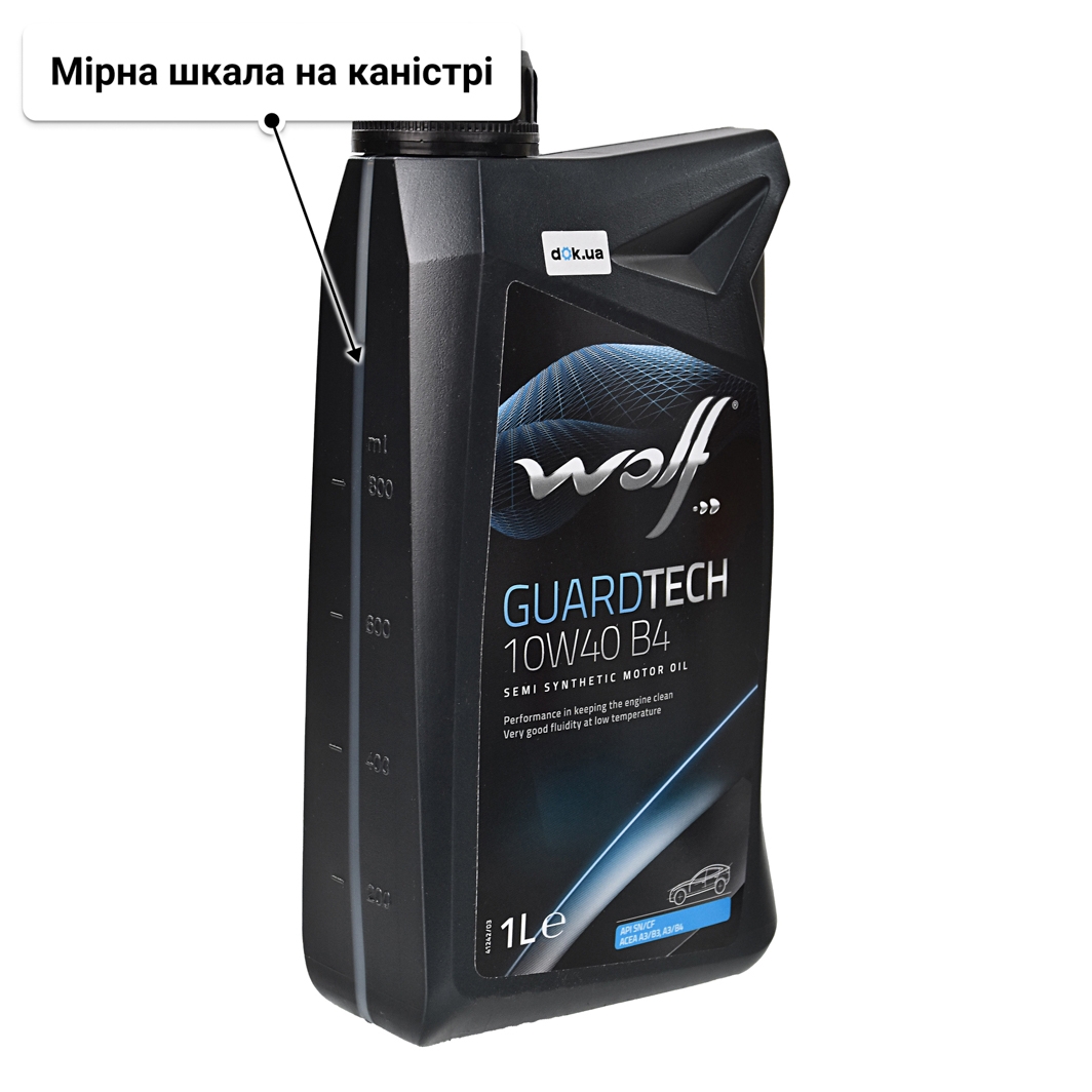 Олива Wolf Guardtech B4 10W-40 1 л
