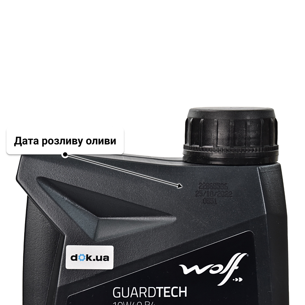 Олива Wolf Guardtech B4 10W-40 1 л