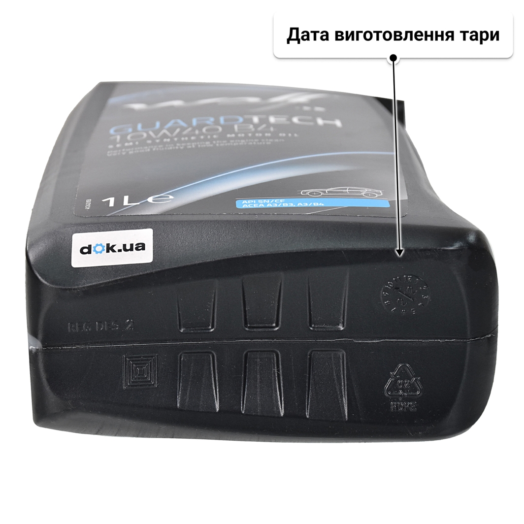 Олива Wolf Guardtech B4 10W-40 1 л
