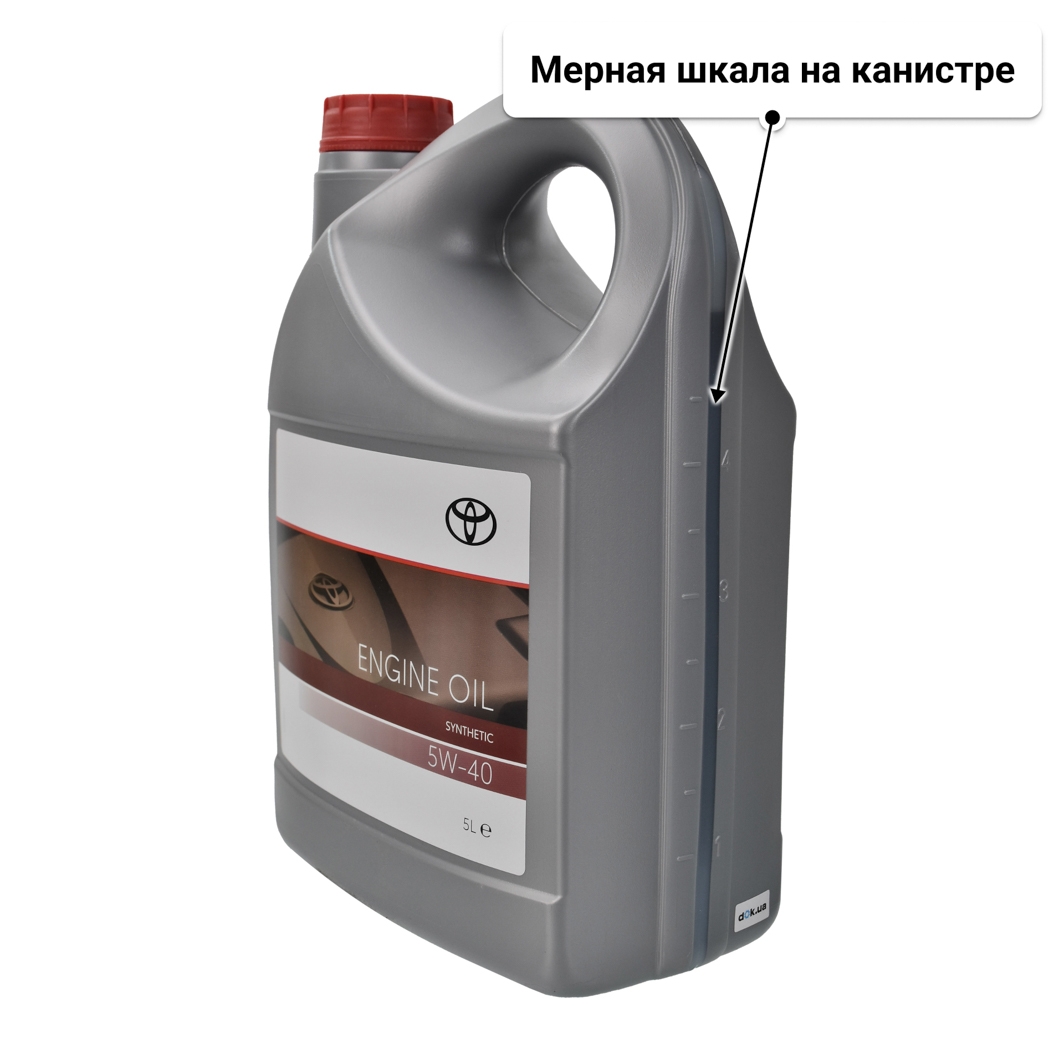Масло Toyota Synthetic 5W-40 5 л