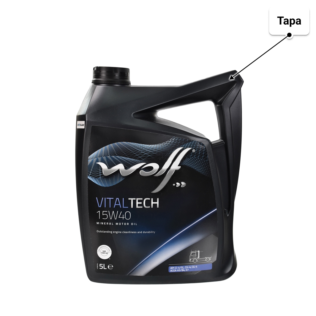 Олива Wolf Vitaltech 15W-40 5 л