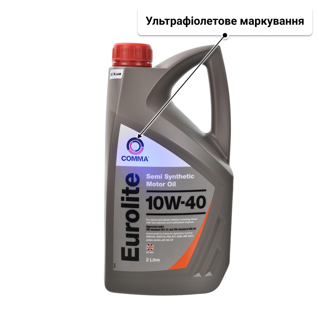 Олива Comma Eurolite 10W-40 2 л