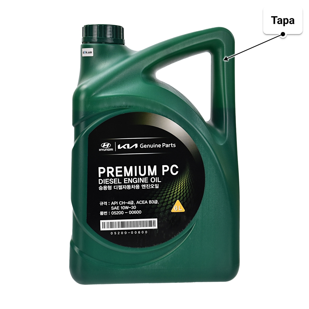 Масло Hyundai Premium PC Diesel 10W-30 6 л