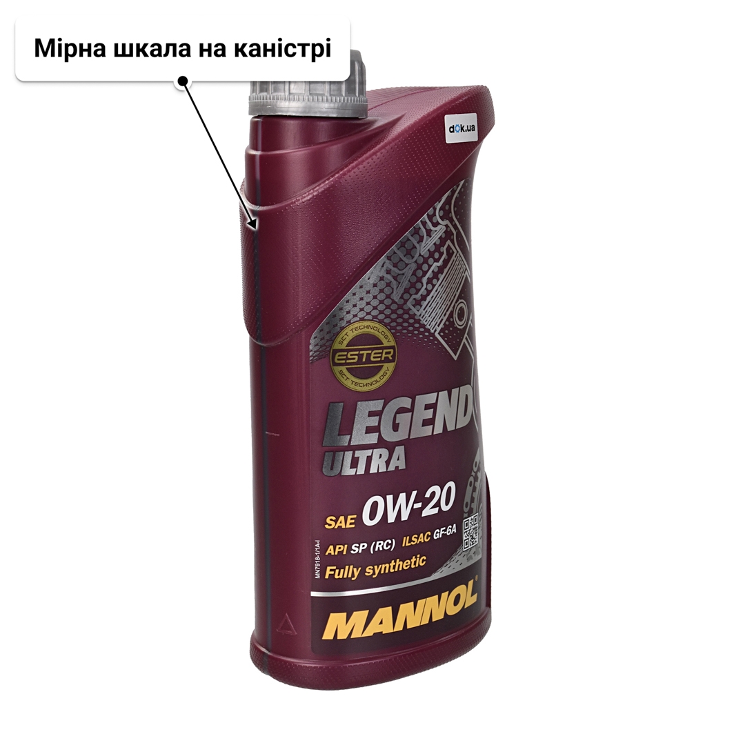 Олива Mannol Legend Ultra 0W-20 1 л