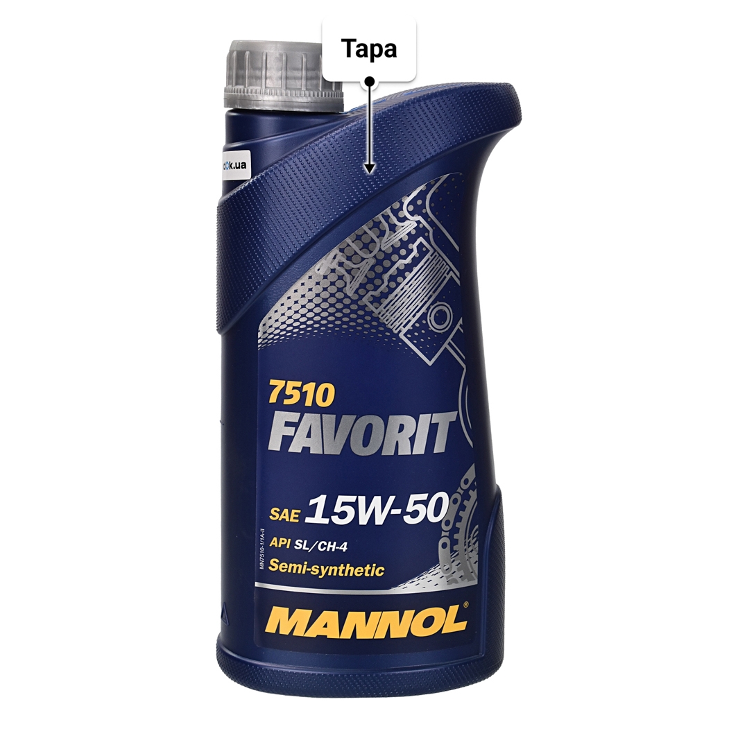 Олива Mannol Favorit 15W-50 1 л