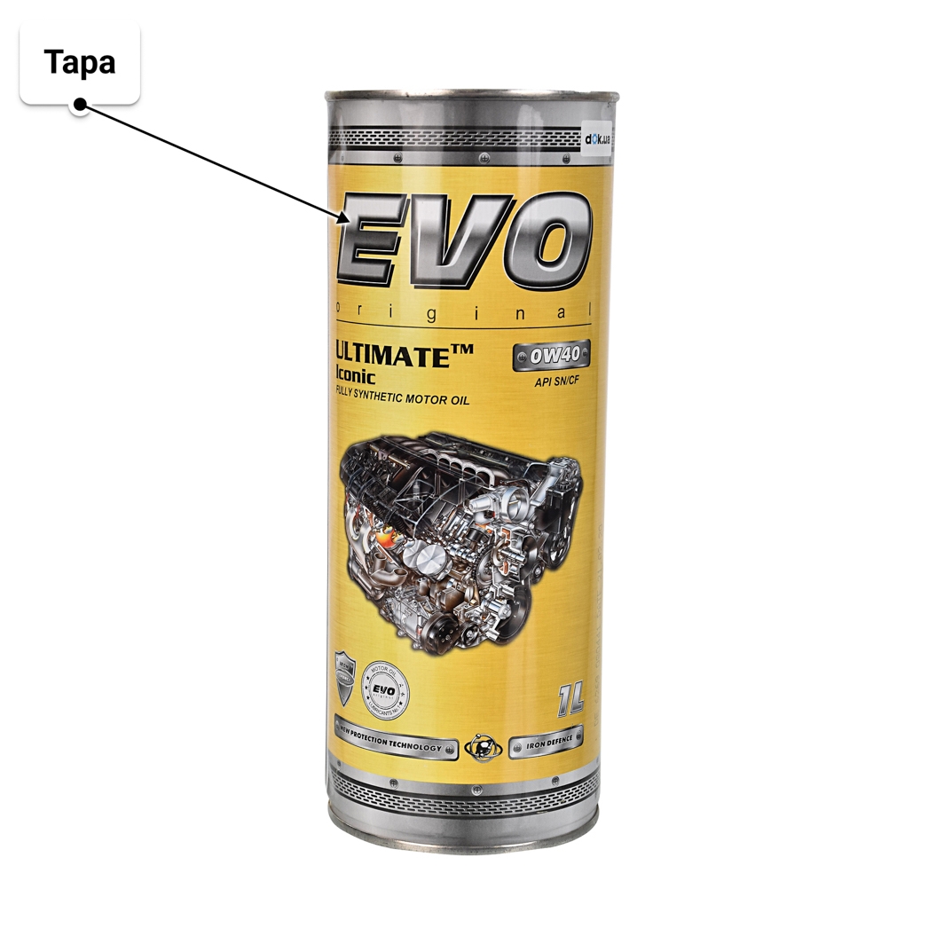 Масло EVO Ultimate Iconic 0W-40 1 л