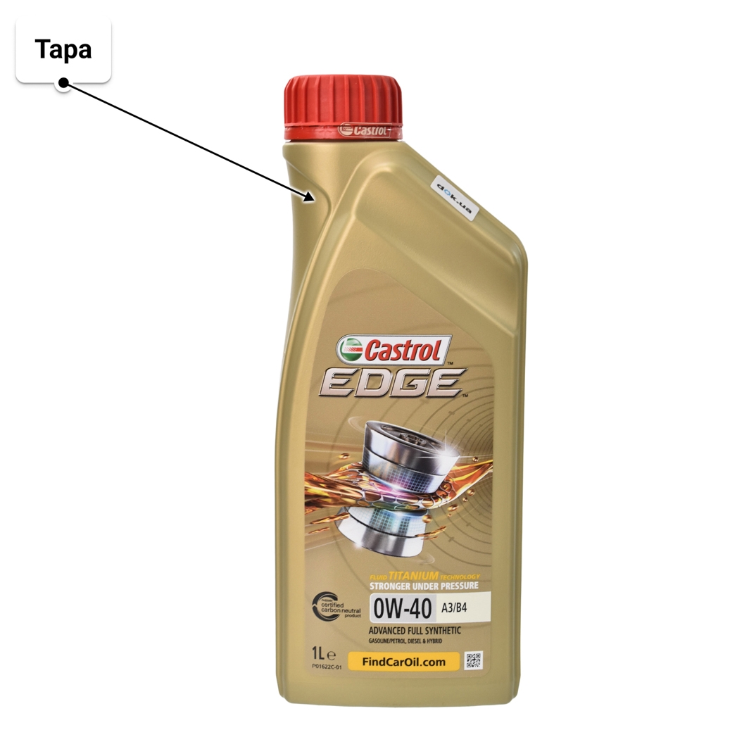 Масло Castrol EDGE A3/B4 0W-40 1 л