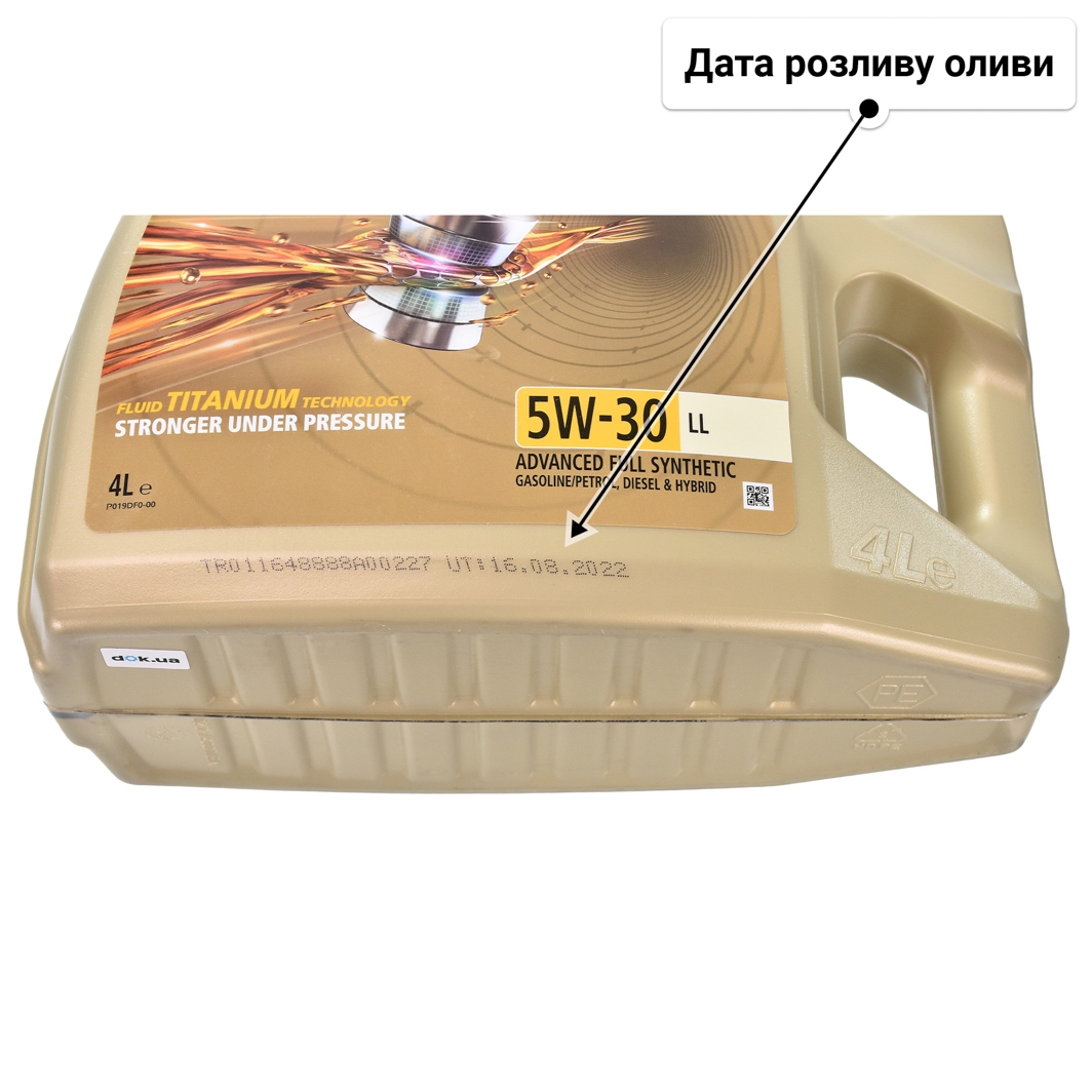 Castrol EDGE LL 5W-30 (4 л) моторна олива 4 л