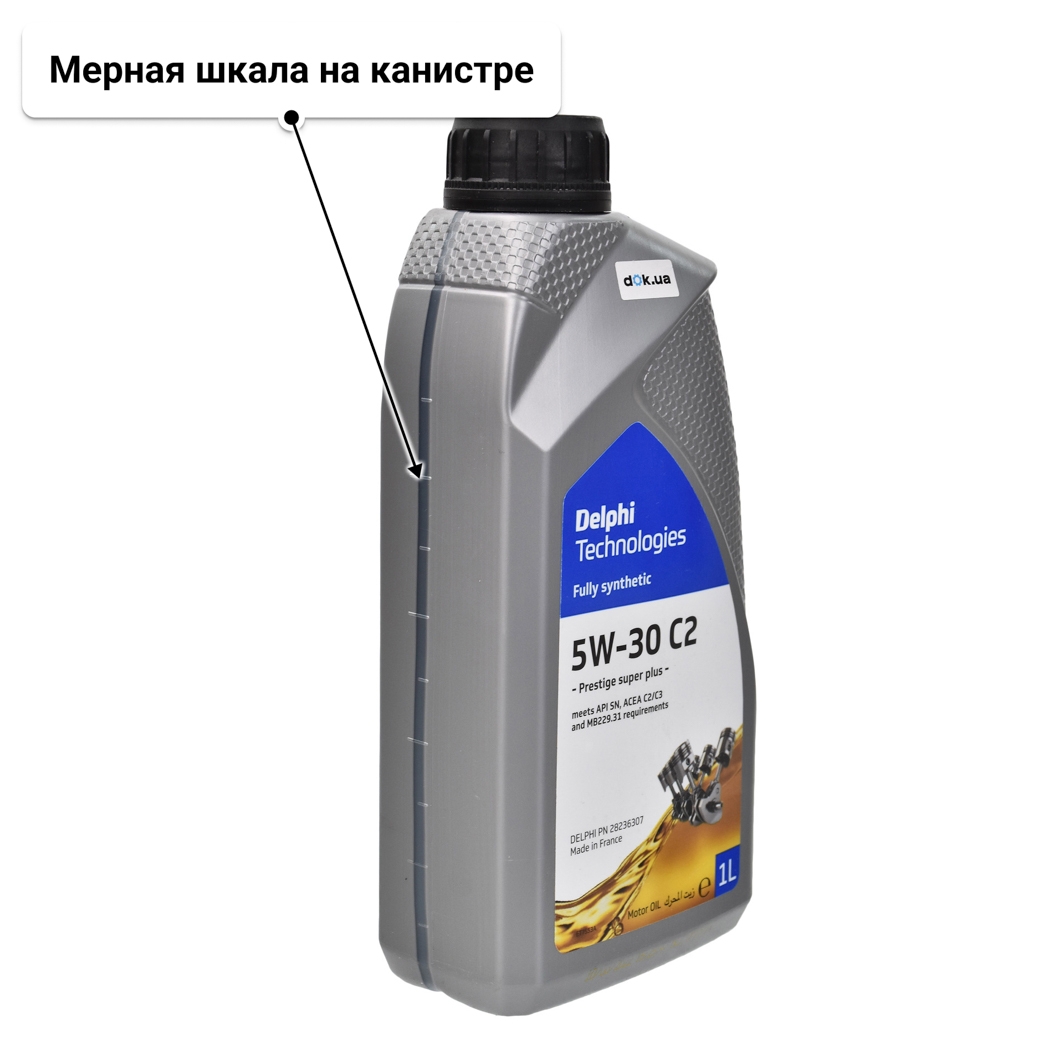 Масло Delphi Prestige Super Plus C2 5W-30 1 л