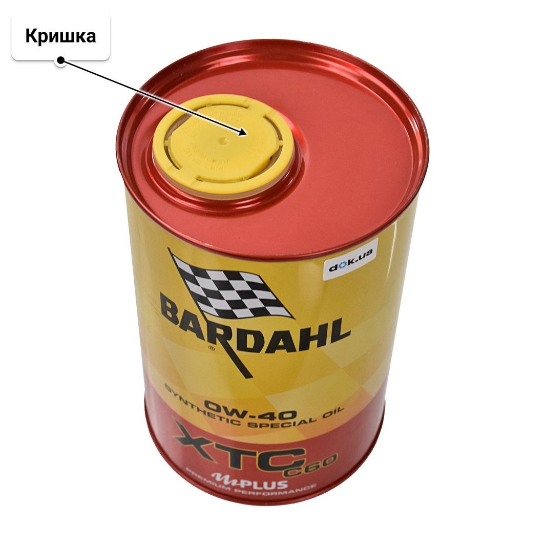 Олива Bardahl XTC C60 0W-40 1 л