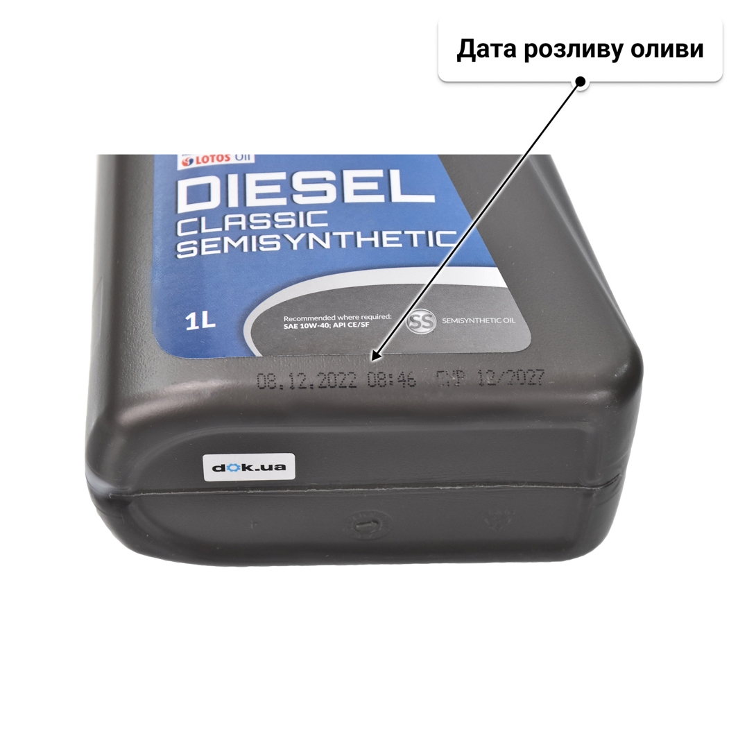 Олива LOTOS Diesel Classic Semisynthetic 10W-40 1 л