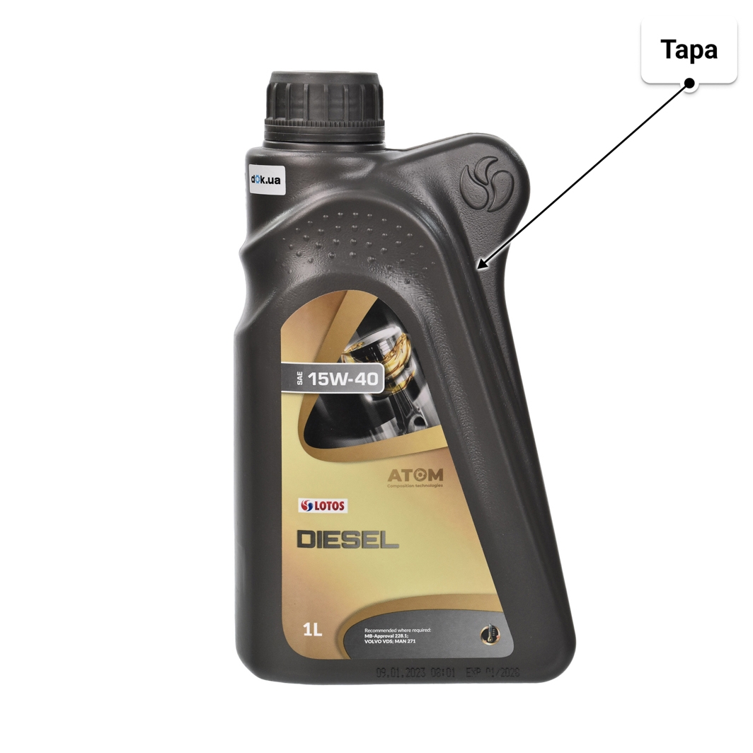 Олива LOTOS Diesel 15W-40 1 л