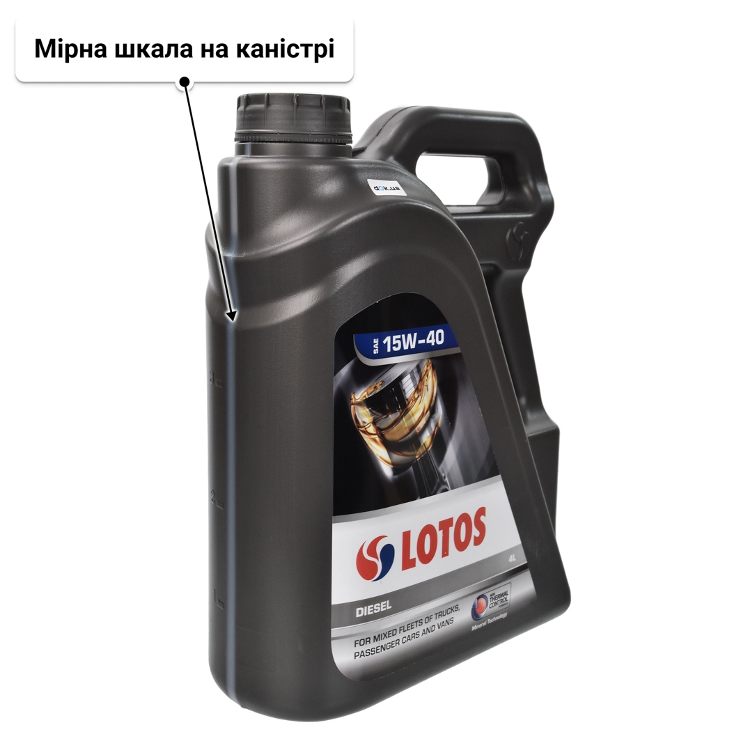 Олива LOTOS Diesel 15W-40 4 л