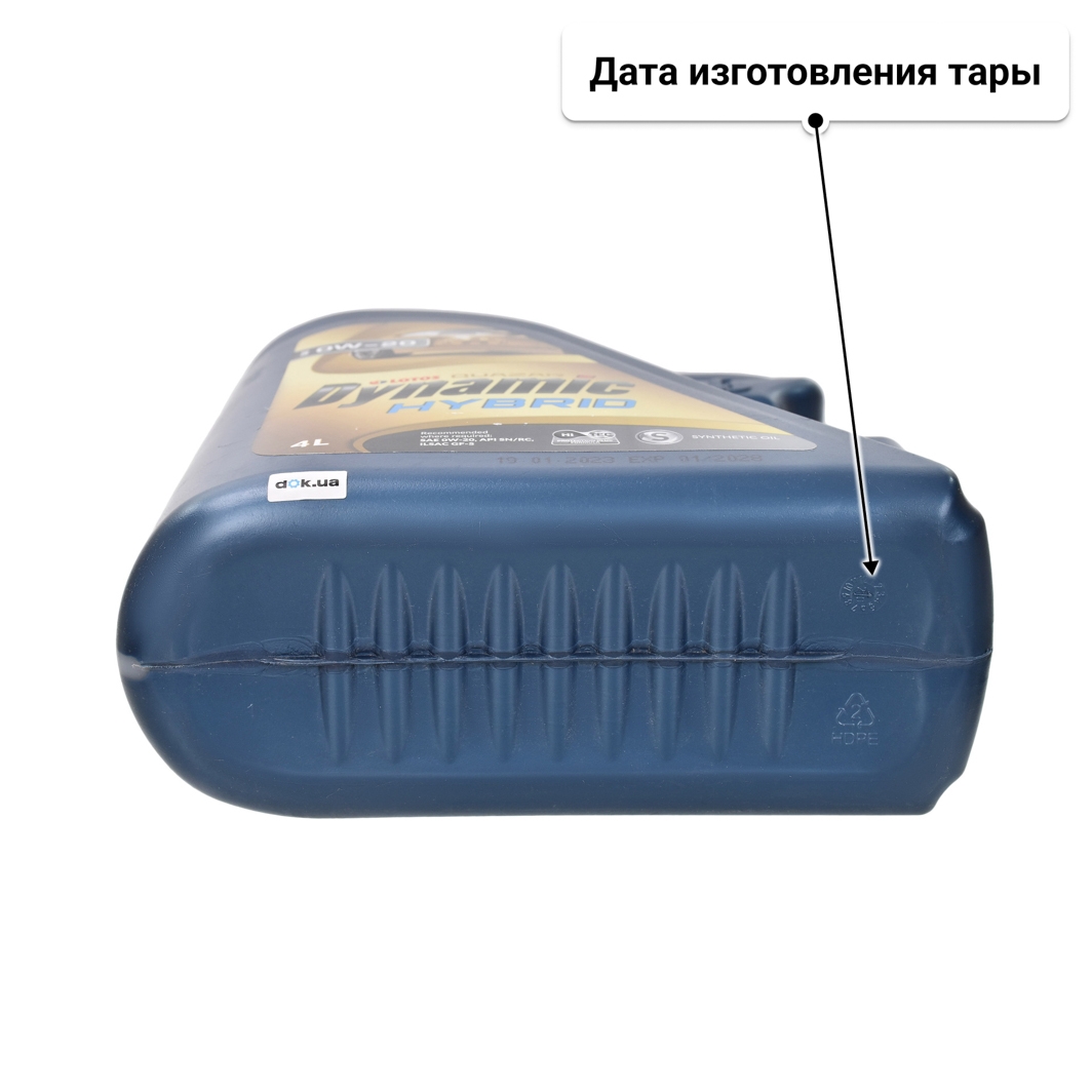 Масло LOTOS Quazar Dynamic Hybrid 0W-20 4 л