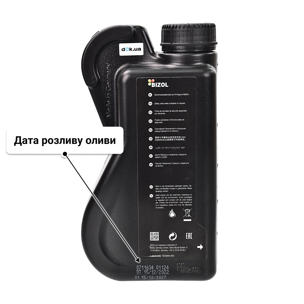 Олива Bizol Allround 5W-40 1 л