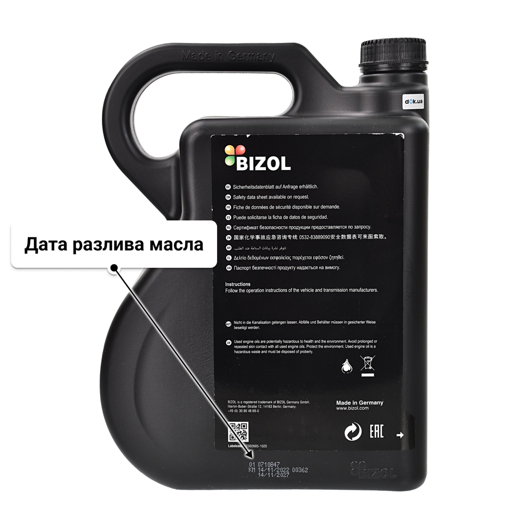 Масло Bizol Allround CI-4 10W-40 5 л