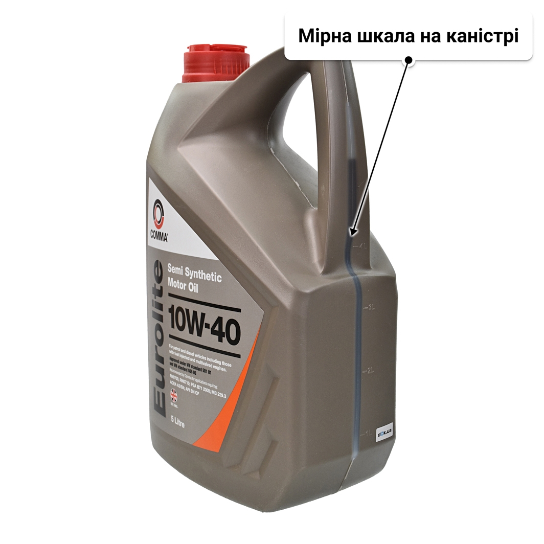 Олива Comma Eurolite 10W-40 5 л