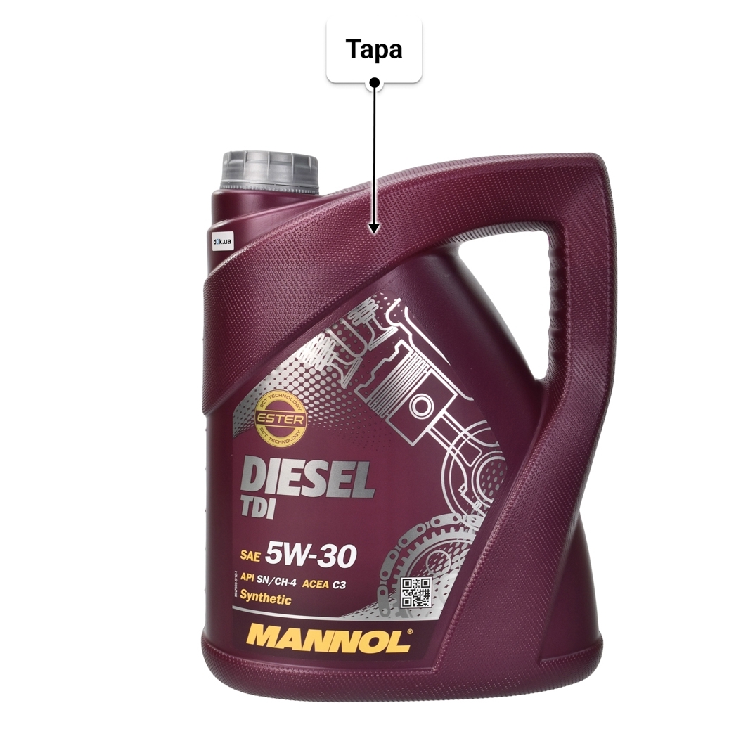 Масло Mannol Diesel TDI 5W-30 5 л