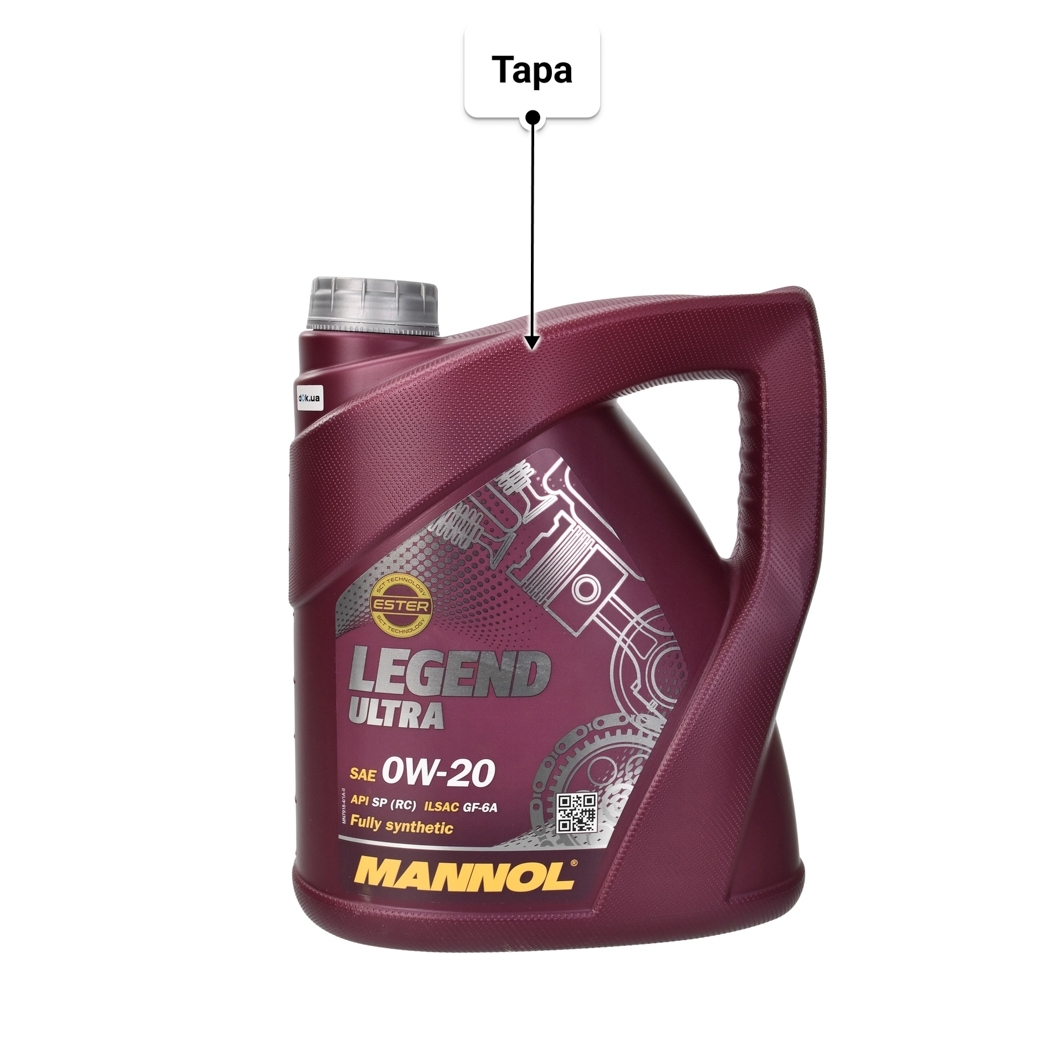 Олива Mannol Legend Ultra 0W-20 4 л
