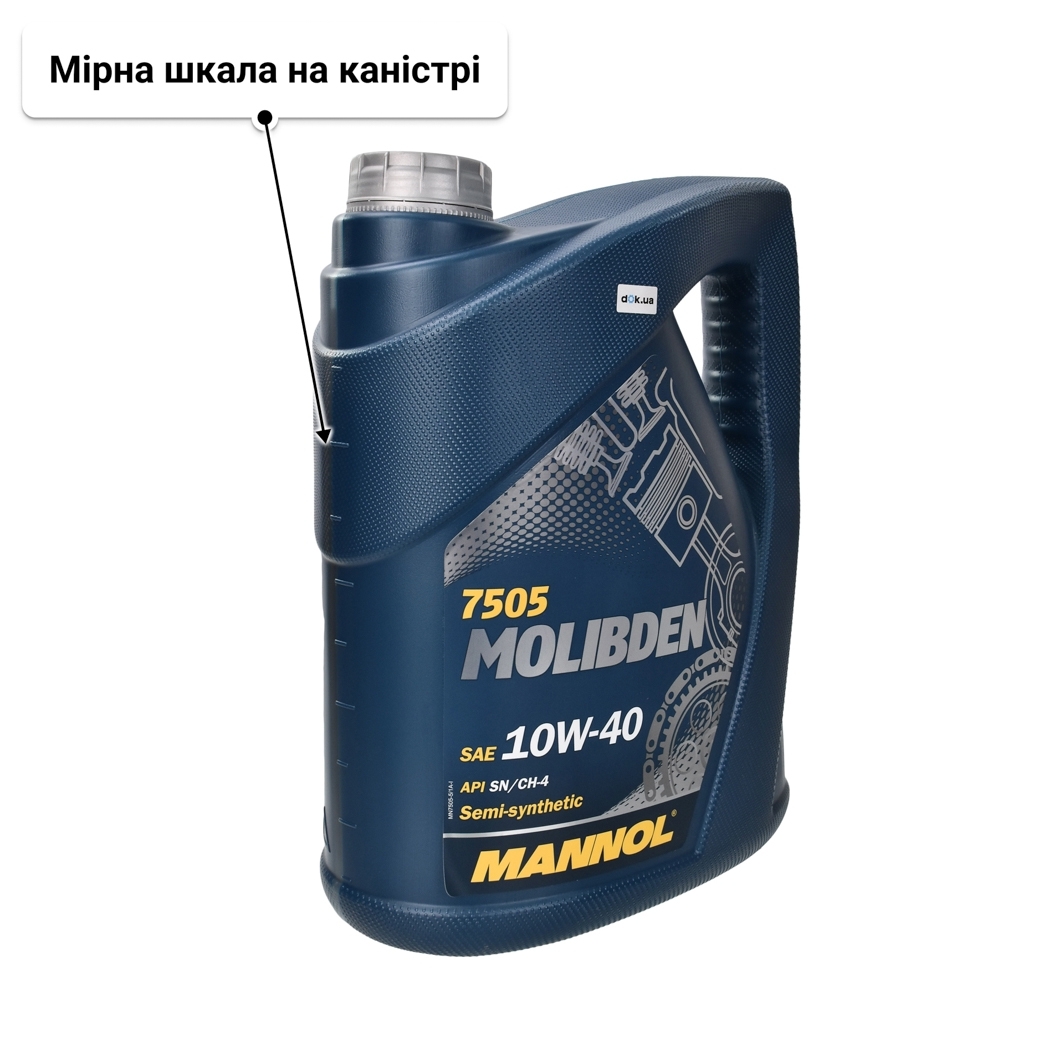 Олива Mannol Molibden 10W-40 5 л