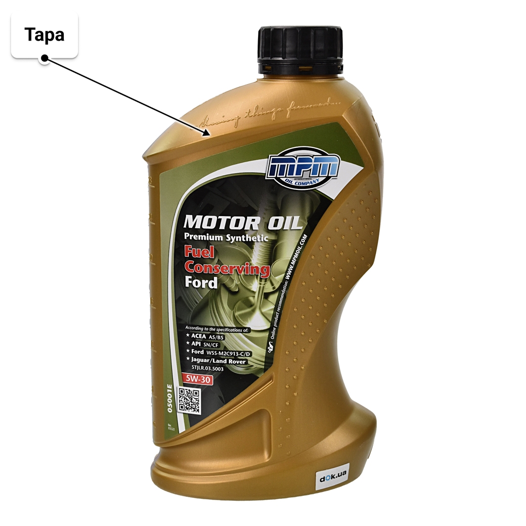 Масло MPM Premium Synthetic Fuel Conserving Ford 5W-30 1 л