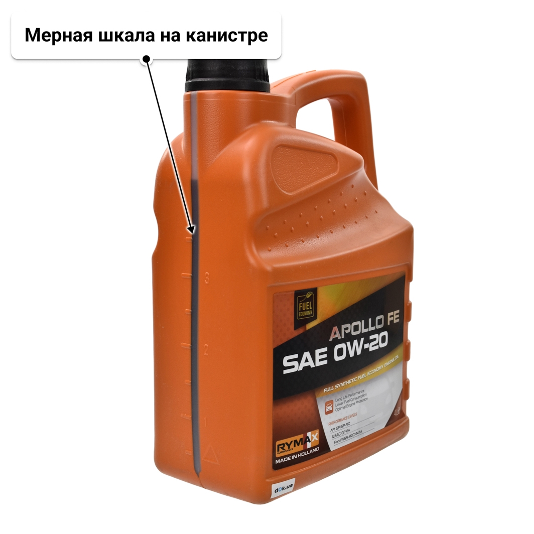 Масло Rymax Apollo FE 0W-20 4 л