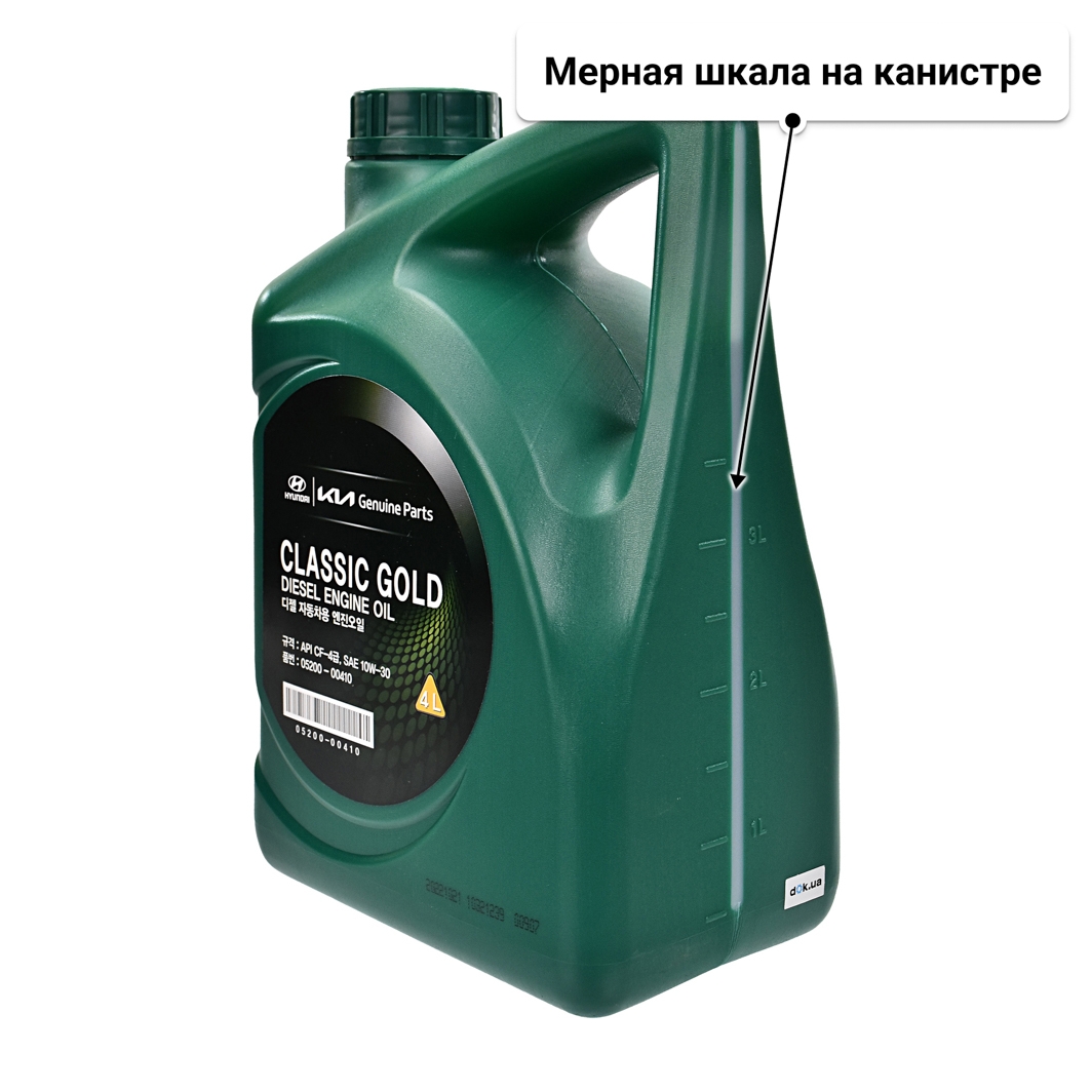 Масло Hyundai Classic Gold Diesel 10W-30 4 л