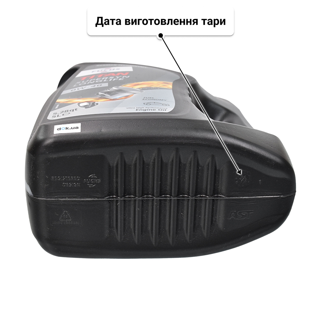 Олива Fuchs Titan Supersyn Long Life 0W-40 5 л