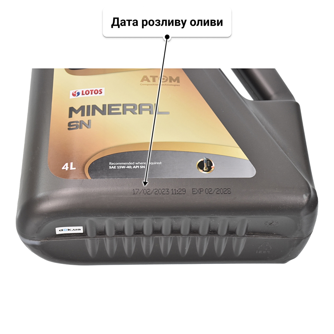 Олива LOTOS Mineral 15W-40 4 л