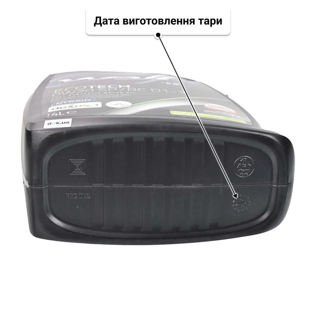 Олива Wolf EcoTech SP/RC D1-3 0W-20 4 л