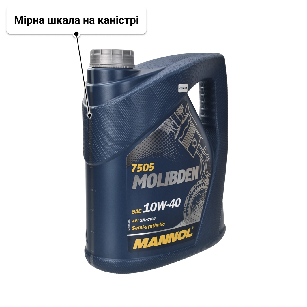 Олива Mannol Molibden 10W-40 4 л
