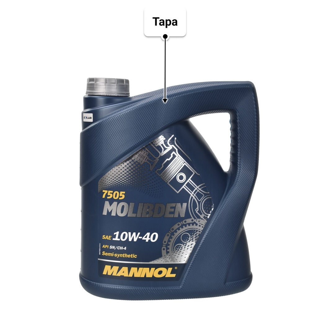Олива Mannol Molibden 10W-40 4 л