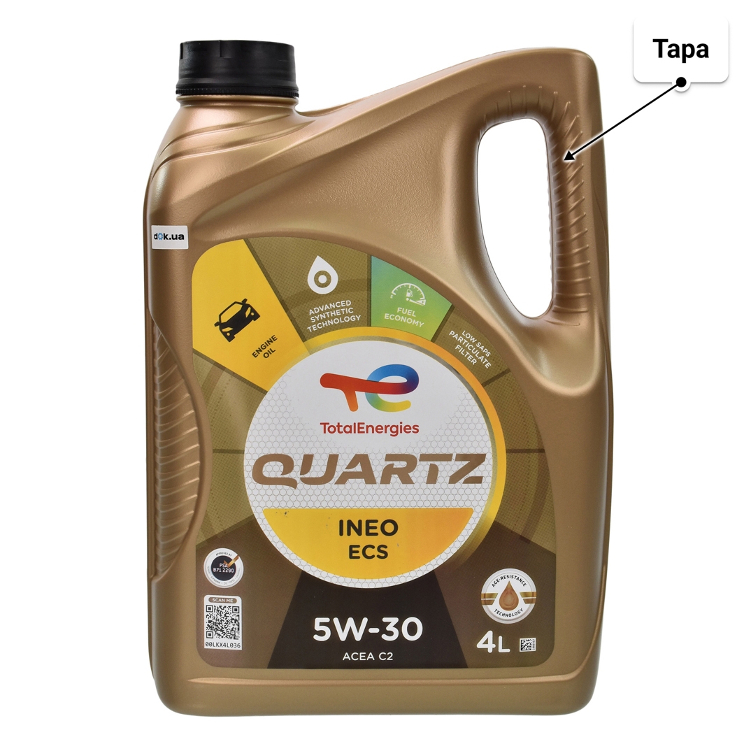 Олива Total Quartz Ineo ECS 5W-30 4 л