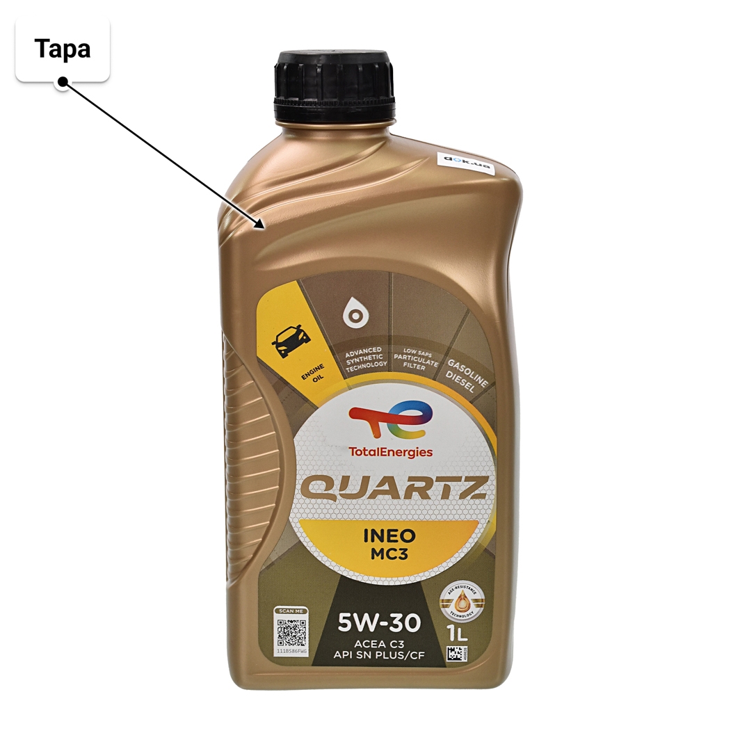 Олива Total Quartz Ineo MC3 5W-30 для Suzuki Grand Vitara 1 л