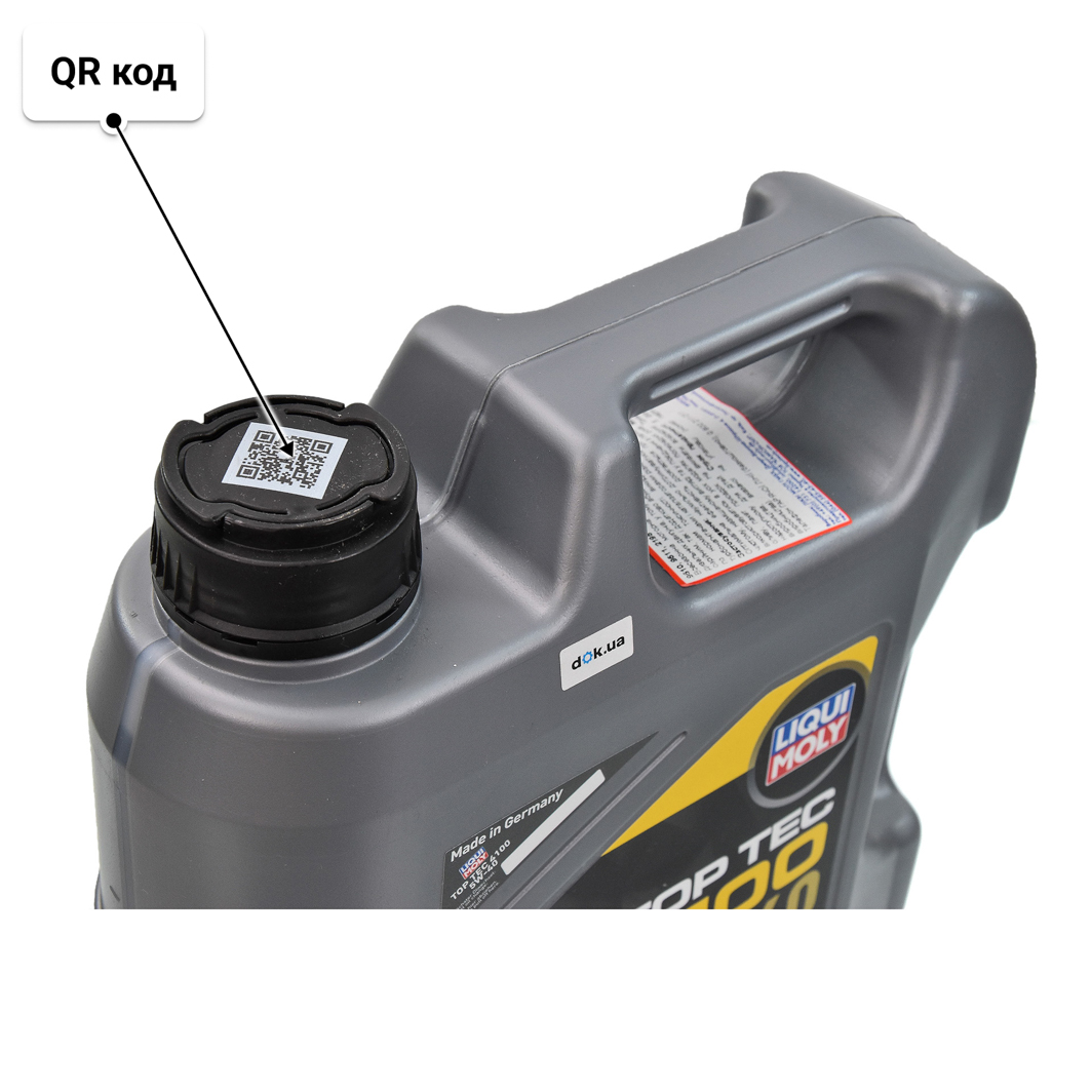Масло Liqui Moly Top Tec 4100 5W-40 для Porsche Cayenne 4 л