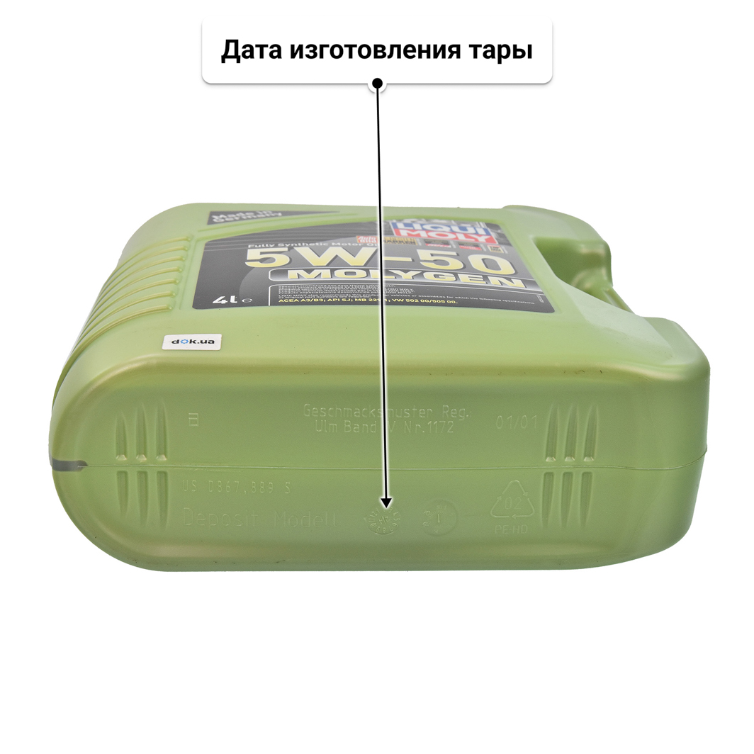 Масло Liqui Moly Molygen 5W-50 4 л