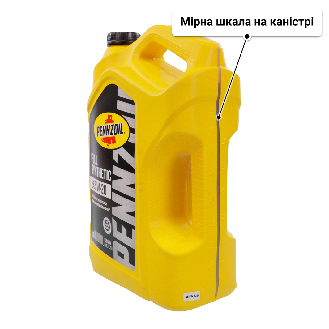 Олива Pennzoil Full Synthetic 5W-20 4,73 л
