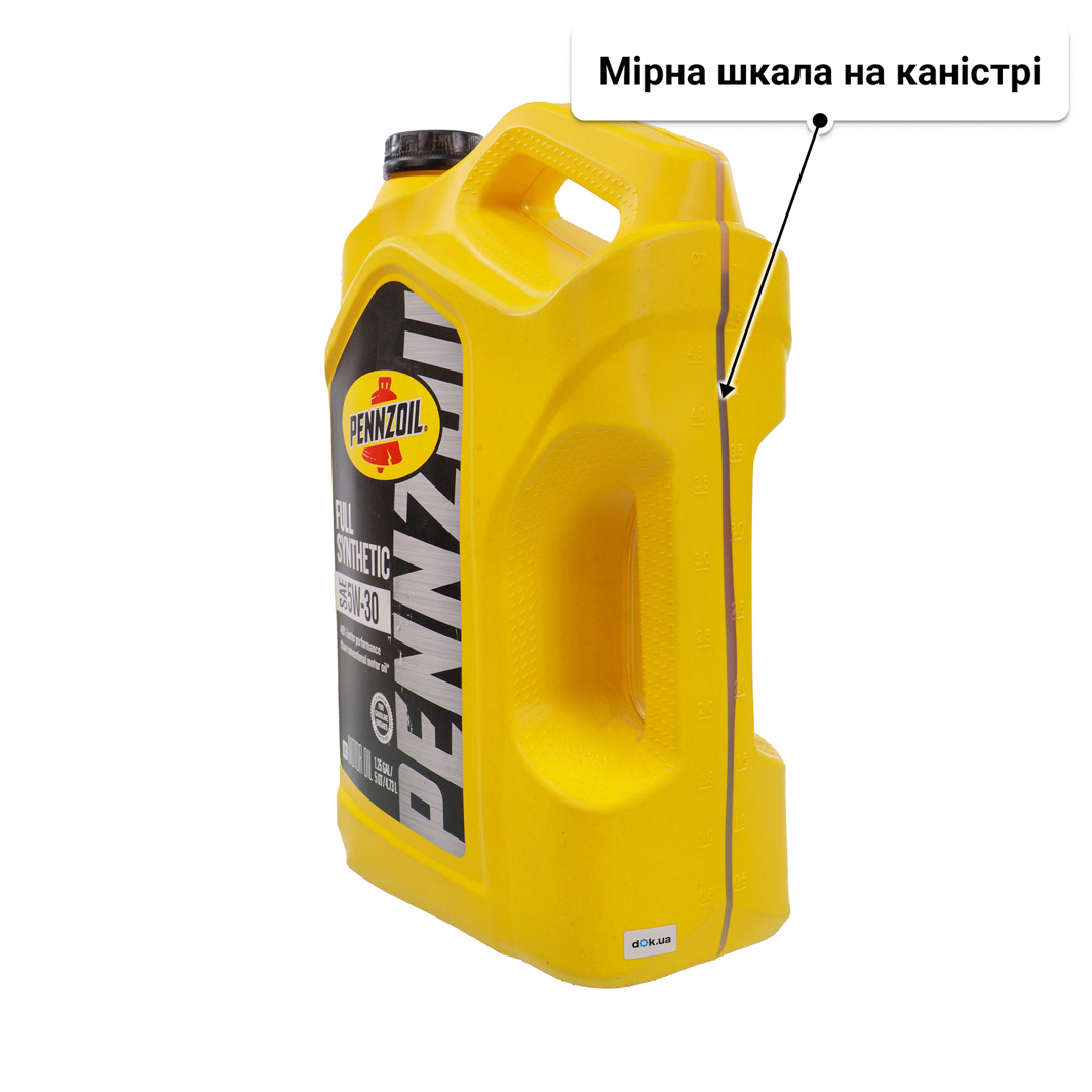 Олива Pennzoil Full Synthetic 5W-30 4,73 л