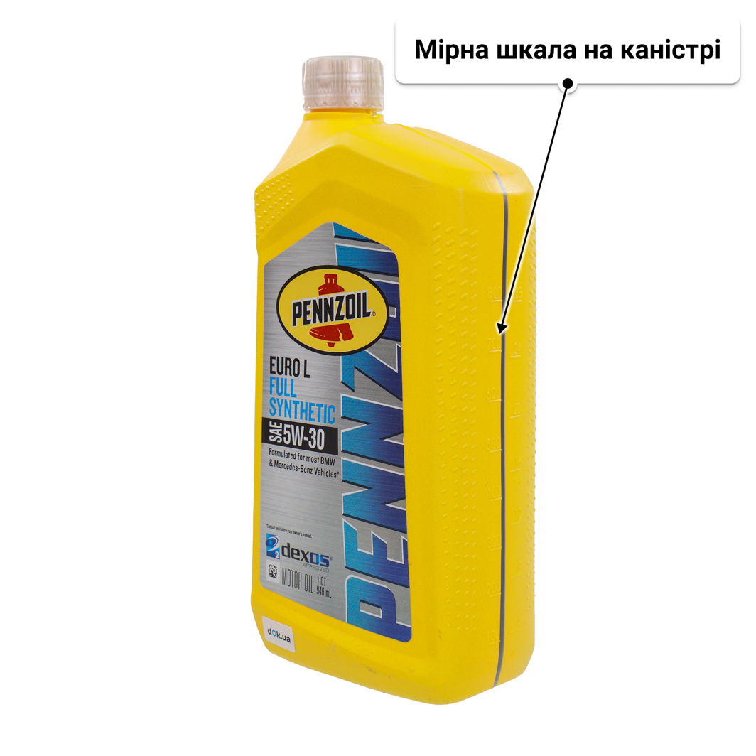 Олива Pennzoil Euro L 5W-30 0.95 л