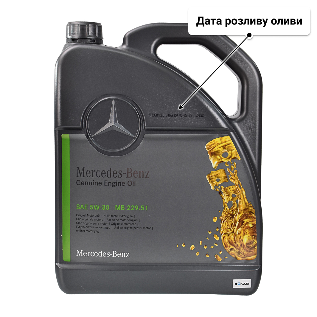 Олива Mercedes-Benz MB 229.51 5W-30 5 л