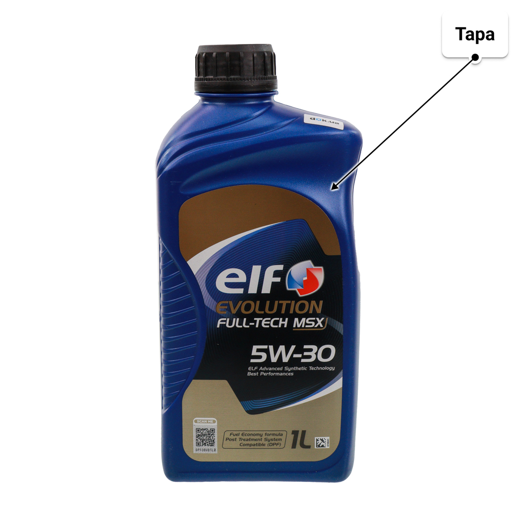 Олива Elf Evolution Full-Tech MSX 5W-30 для Porsche Cayenne 1 л