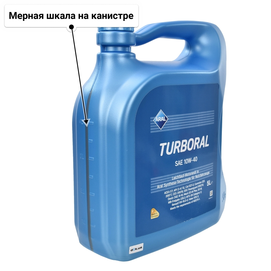 Масло Aral Turboral 10W-40 5 л