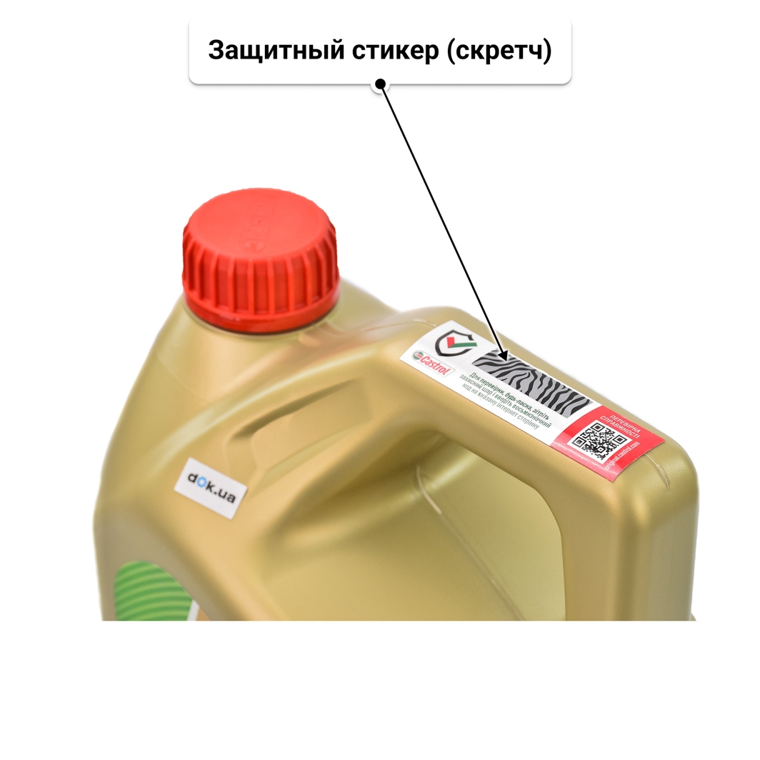 Масло Castrol EDGE 5W-40 для Porsche Cayenne 4 л