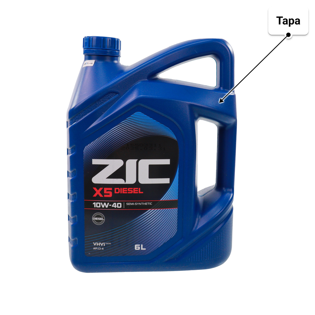 Олива ZIC X5 10W-40 6 л