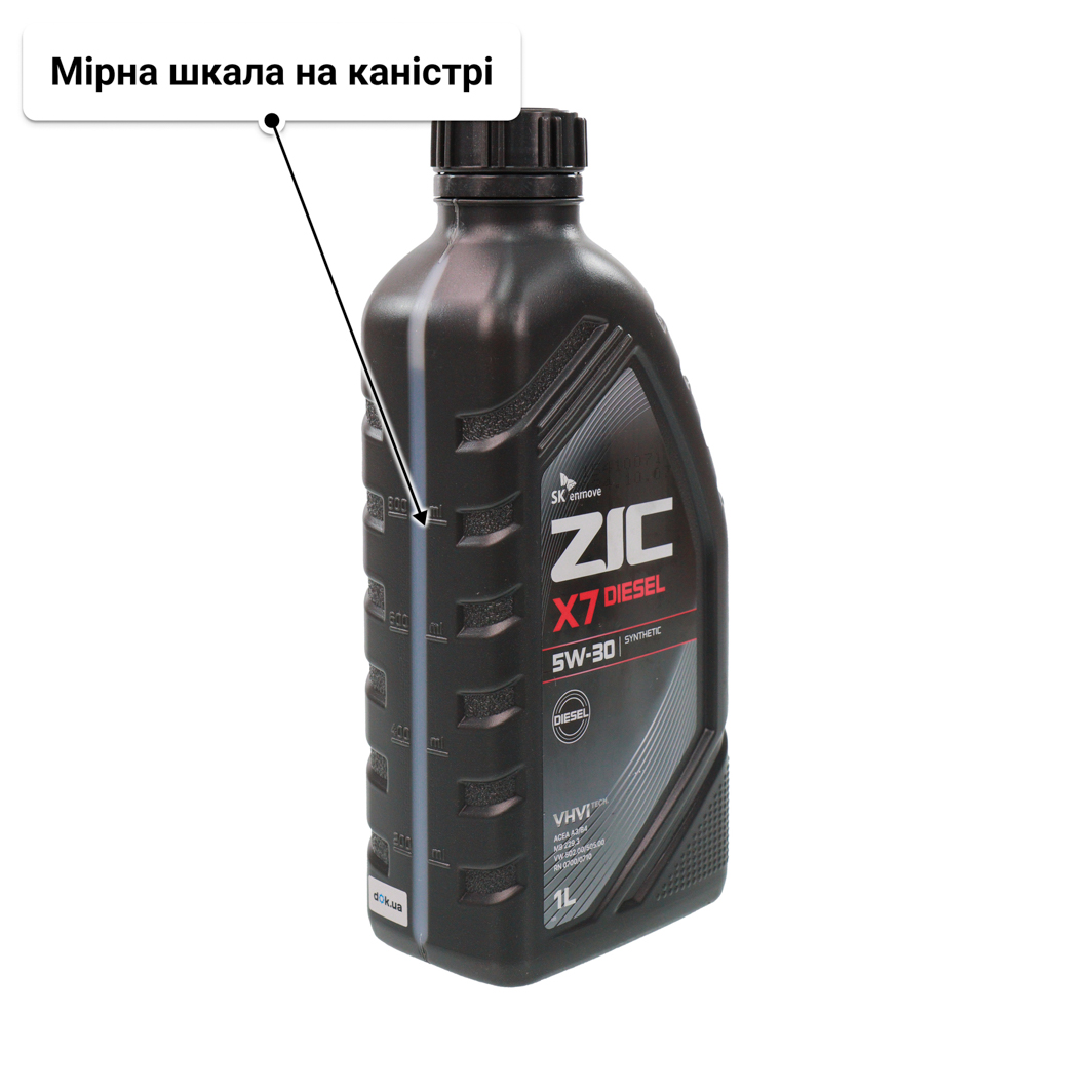 Олива ZIC X7 Diesel 5W-30 для Chrysler 300C 1 л