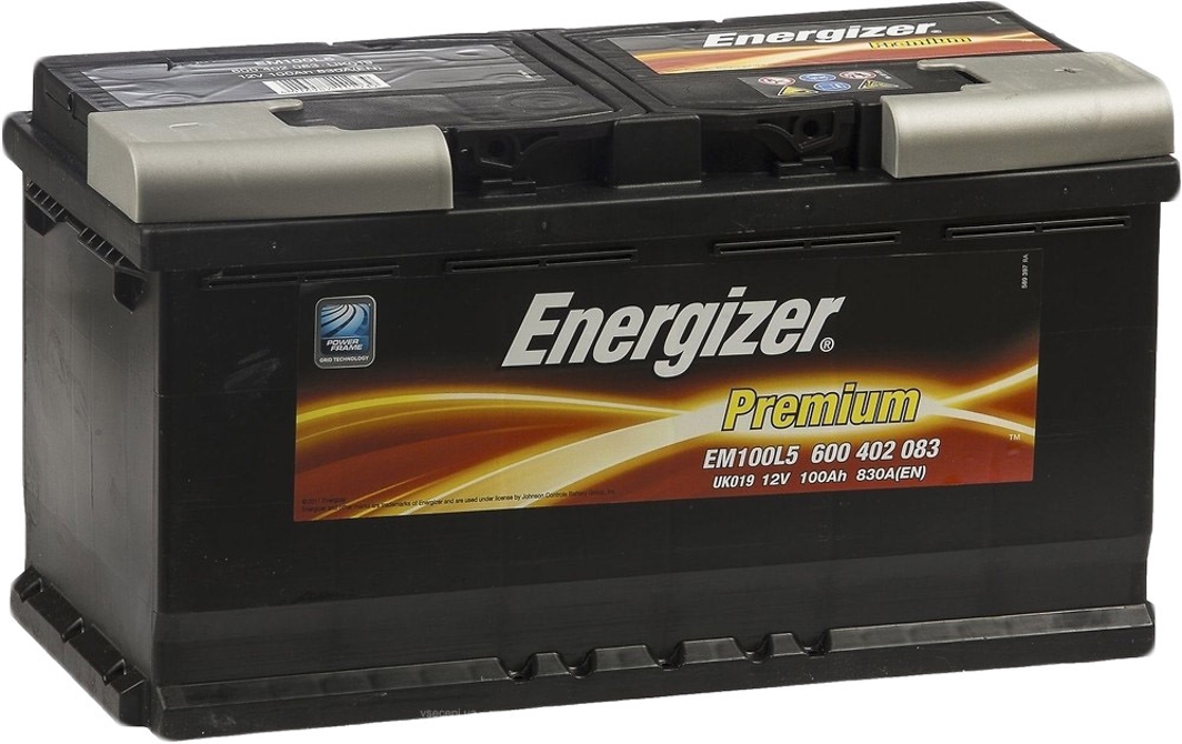 

Аккумулятор Energizer 6 CT-100-R Premium 600402083