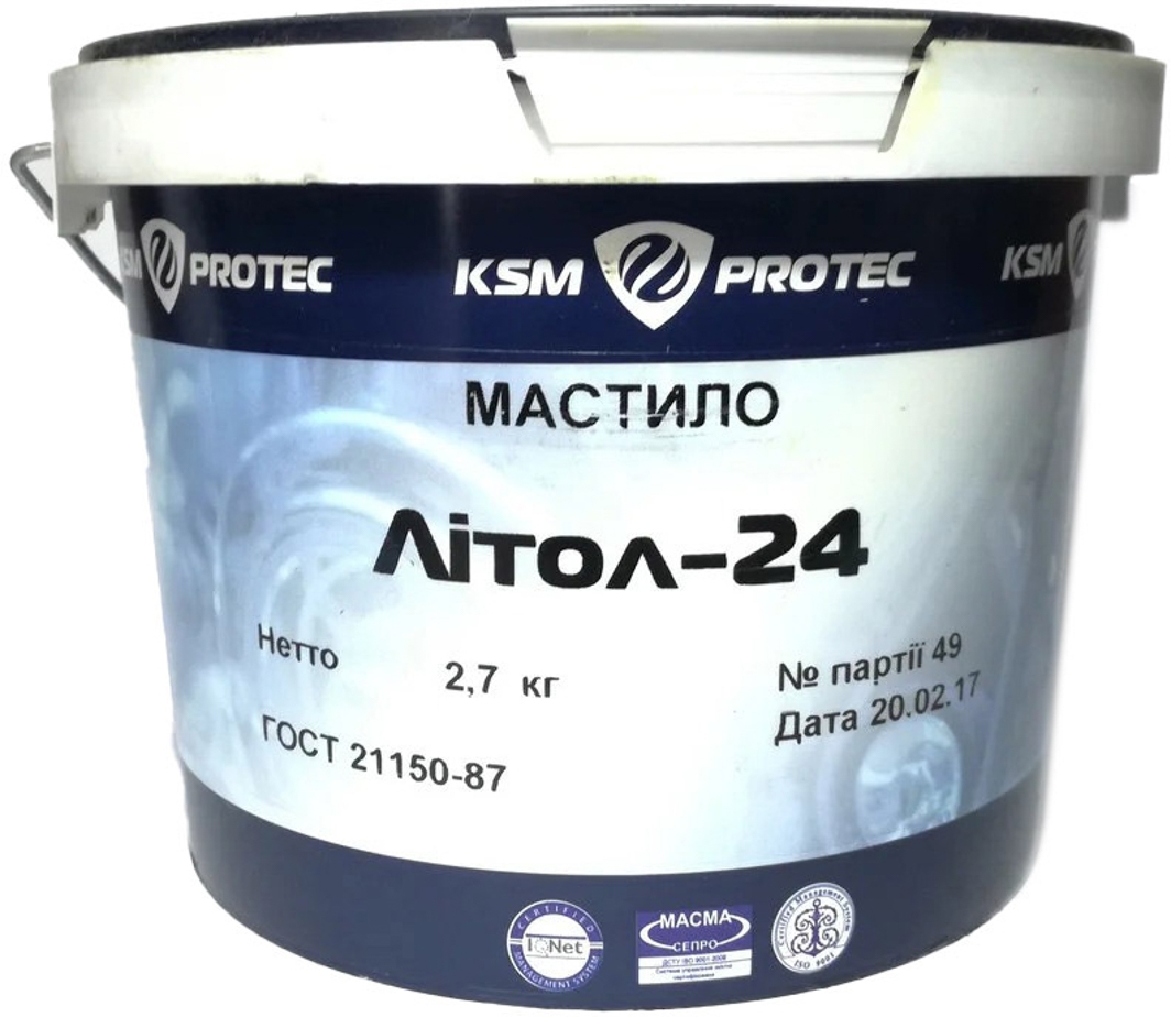 

Смазка KSM Protec Litol-24 литиевая 4106149116