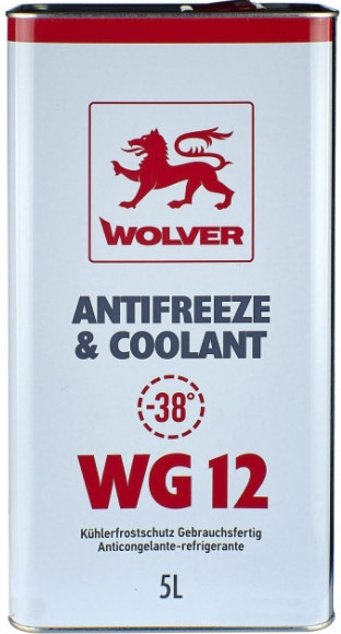 

Антифриз Wolver Antifreeze & Coolant WG12 G12 красный 4260360943430